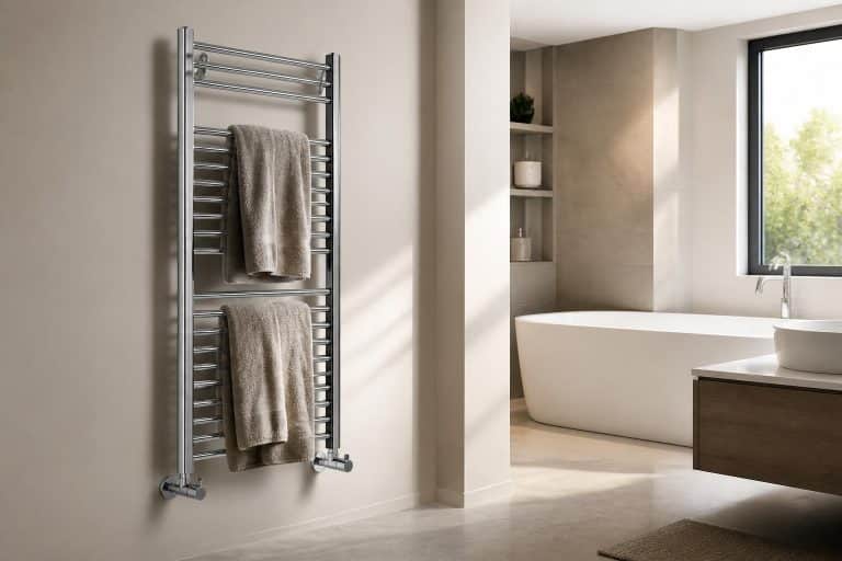 découvrez l'action du sèche-serviettes électrique mixte, combinant chauffage efficace des serviettes et de la pièce pour un confort optimal toute l'année.