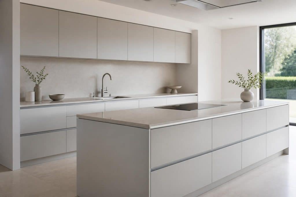 explorez comment la pureté des lignes de votre cuisine dépend du choix des poignées profilées, alliant design épuré et fonctionnalité optimale pour un espace moderne et harmonieux.