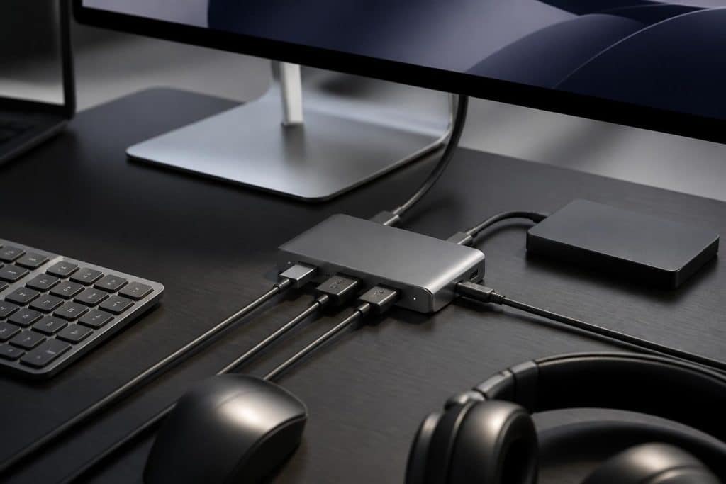 découvrez comment le hub usb-c révolutionne la centralisation des périphériques en simplifiant la connectivité et en optimisant l'espace de travail.