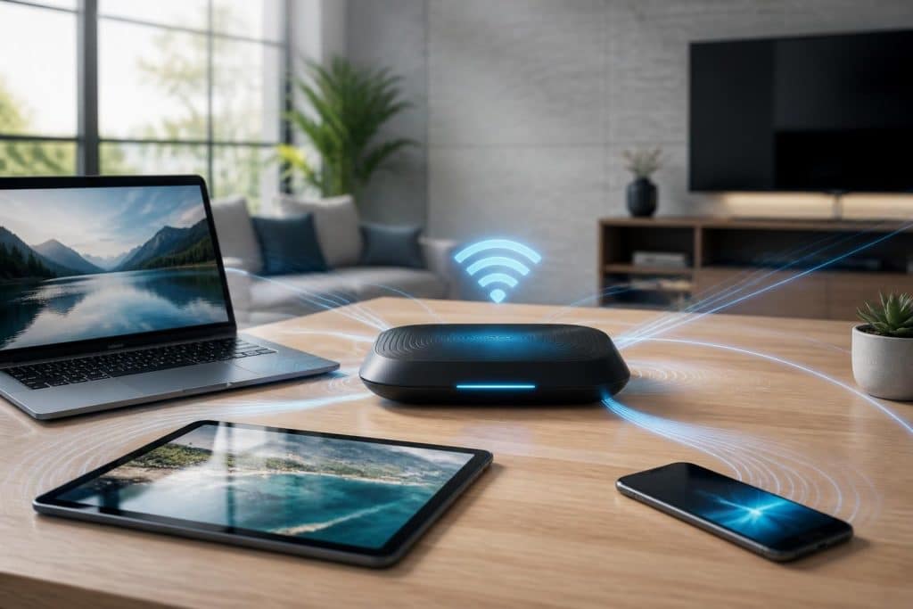 améliorez la stabilité et la performance de votre connexion internet grâce à l'optimisation de votre routeur wi-fi 6, pour une expérience en ligne plus rapide et fiable.