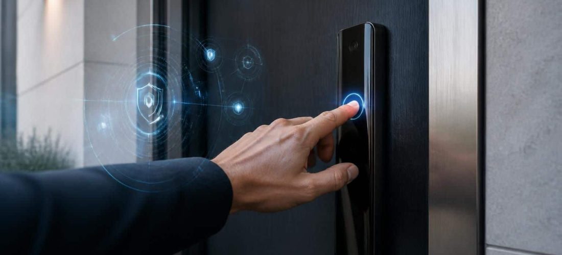 découvrez comment optimiser l'accès sécurisé sans clé physique grâce à notre serrure connectée biométrique, alliant technologie avancée et simplicité d'utilisation pour une sécurité renforcée.